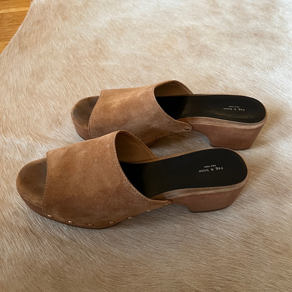Brown suede Rag and Bone Sandals women’s size 41